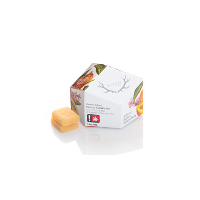 WYLD-PEACH 2:1 GUMMIES-10PK